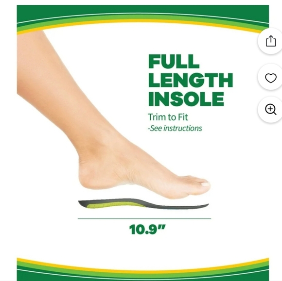 Dr. Scholl’s Sport Insoles Superior Shock Absorption and Arch Support (W 6- 10) - Picture 6 of 16